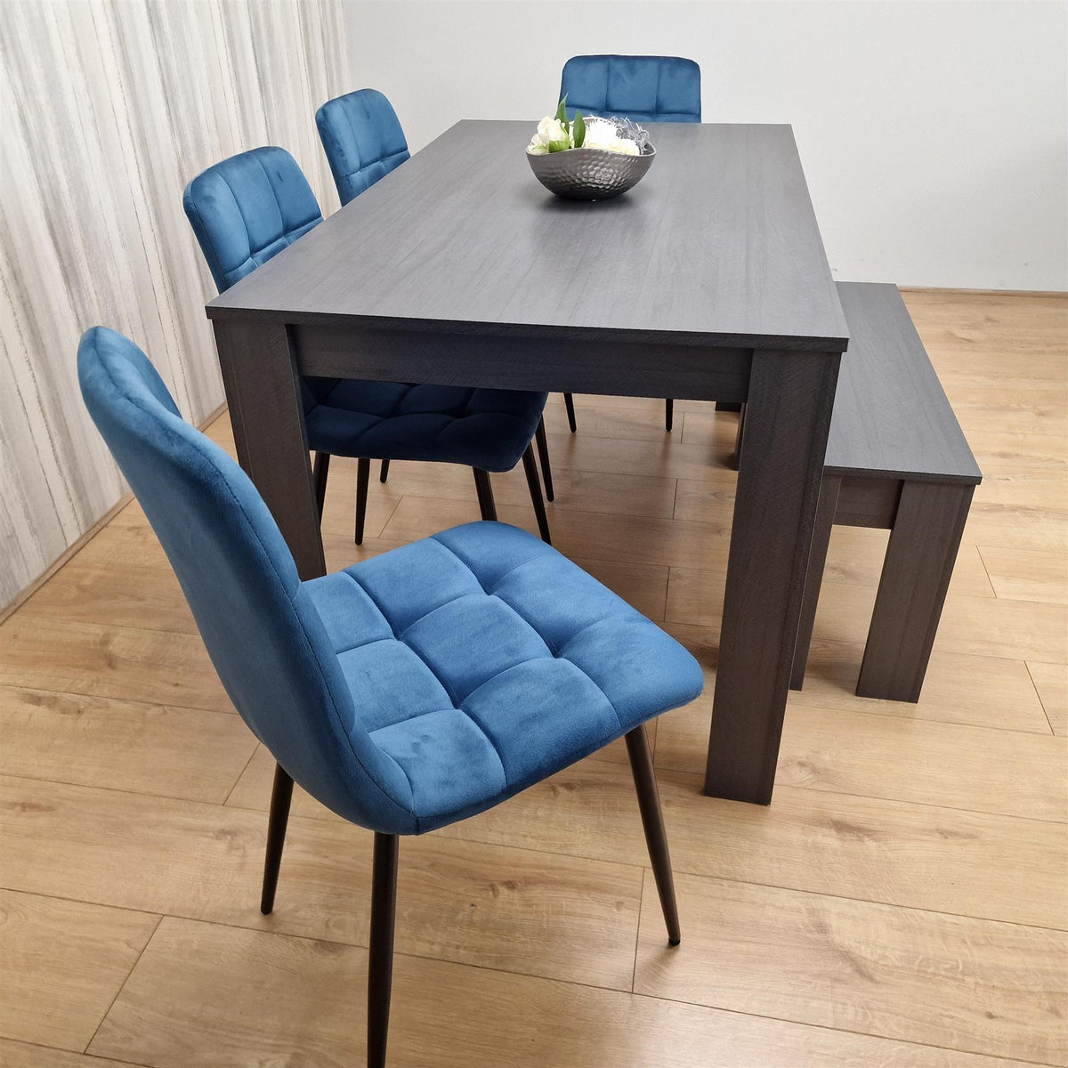 Dining Table Set with 4 Chairs and a Bench Dining Room and Kitchen table set of 4