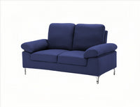 Blue 2 Seater Sofa