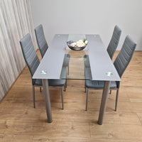 Dining Table Set with 4 Chairs Dining Room, and Kitchen table set of 4