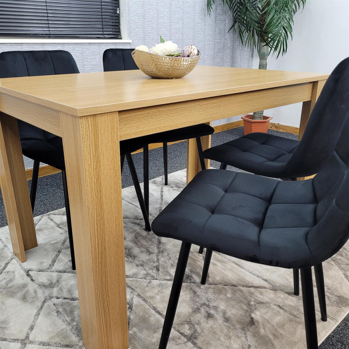 Dining Table Set with 4 Chairs Dining Room and Kitchen table set of 4