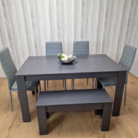 Dining Table Set with 4 Chairs and a Bench Dining Room and Kitchen table set of 4