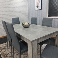 Dining Table Set with 6 Chairs Dining Room and Kitchen table set of 6