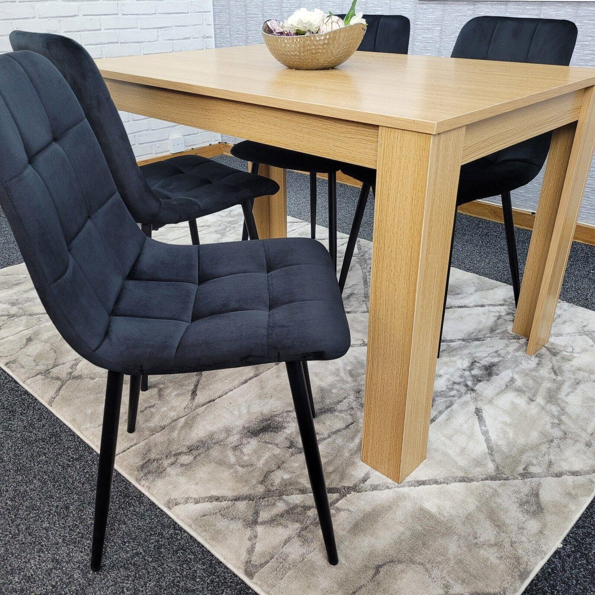 Dining Table Set with 4 Chairs Dining Room and Kitchen table set of 4