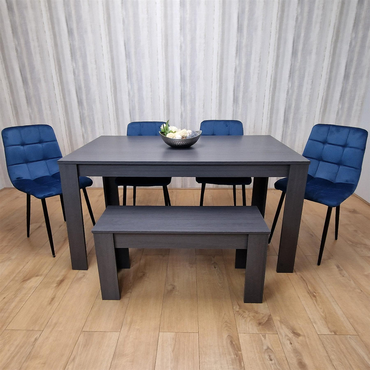 Dining Table Set with 4 Chairs and a Bench Dining Room and Kitchen table set of 4