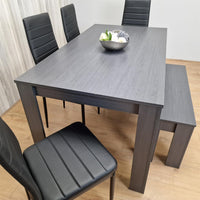 Dining Table Set with 4 Chairs and a Bench Dining Room and Kitchen table set of 4