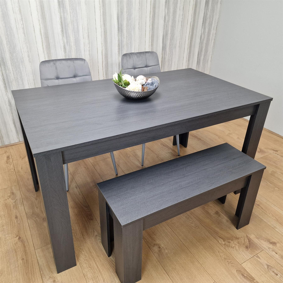 Dining Table Set with 2 Chairs Dining Room and Kitchen table set of 2,and Bench