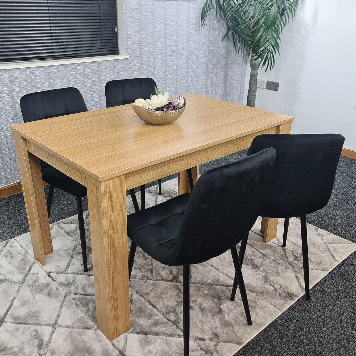 Dining Table Set with 4 Chairs Dining Room and Kitchen table set of 4