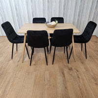 Dining Table Set with 6 Chairs Dining Room, and Kitchen table set of 6