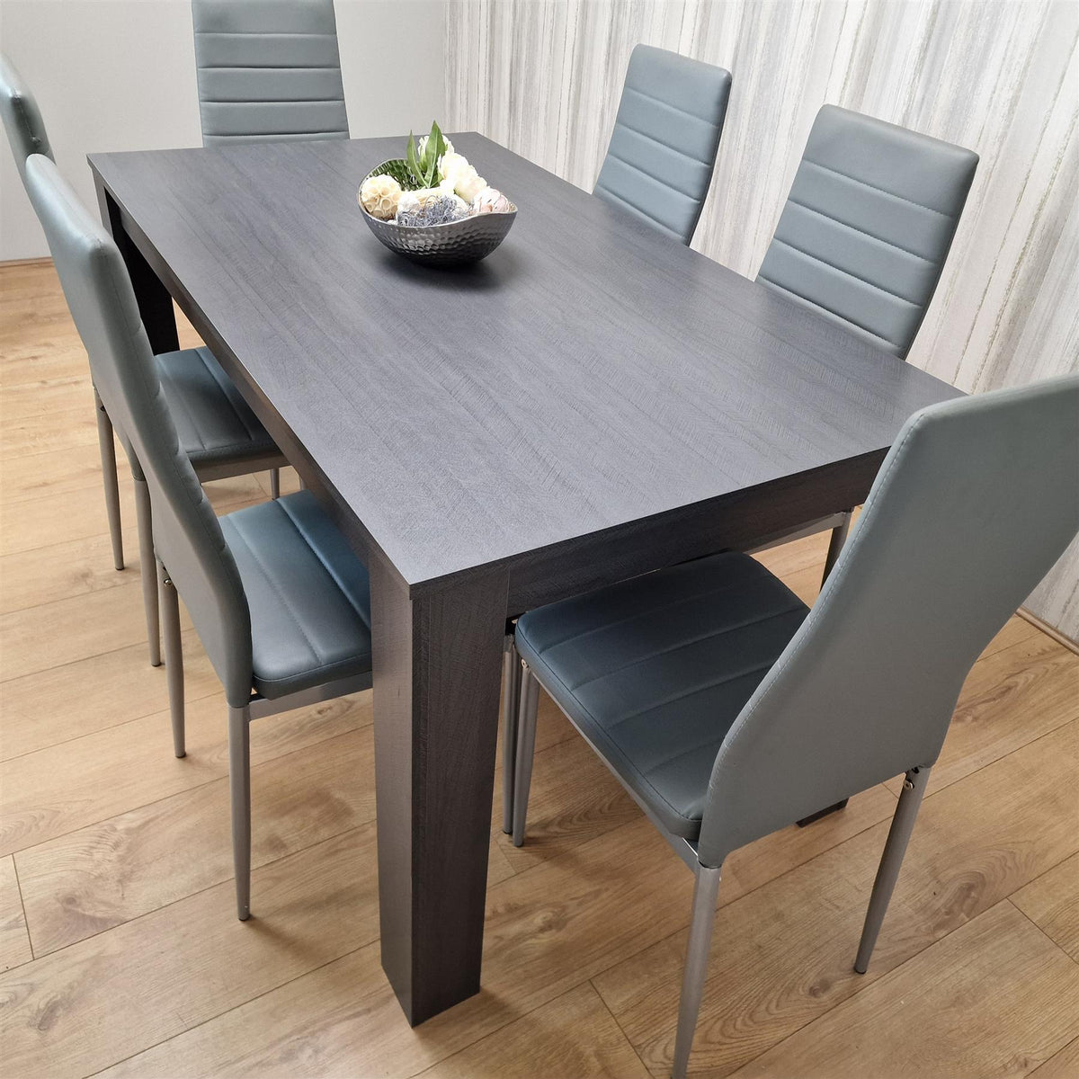 Dining Table Set with 6 Chairs Dining Room and Kitchen table set of 6