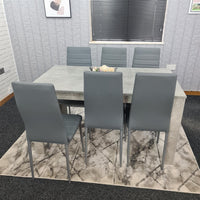 Dining Table Set with 6 Chairs Dining Room and Kitchen table set of 6