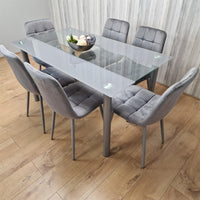 Dining Table Set with 6 Chairs Dining Room, and Kitchen table set of 6