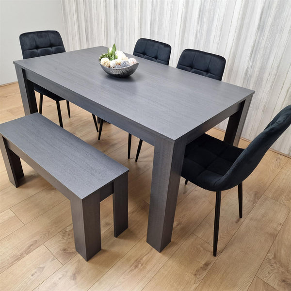 Dining Table Set with 4 Chairs and a Bench Dining Room and Kitchen table set of 4
