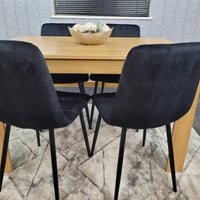 Dining Table Set with 4 Chairs Dining Room and Kitchen table set of 4