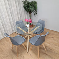 Dining Table Set with 4 Chairs Dining Room, and Kitchen table set of 4