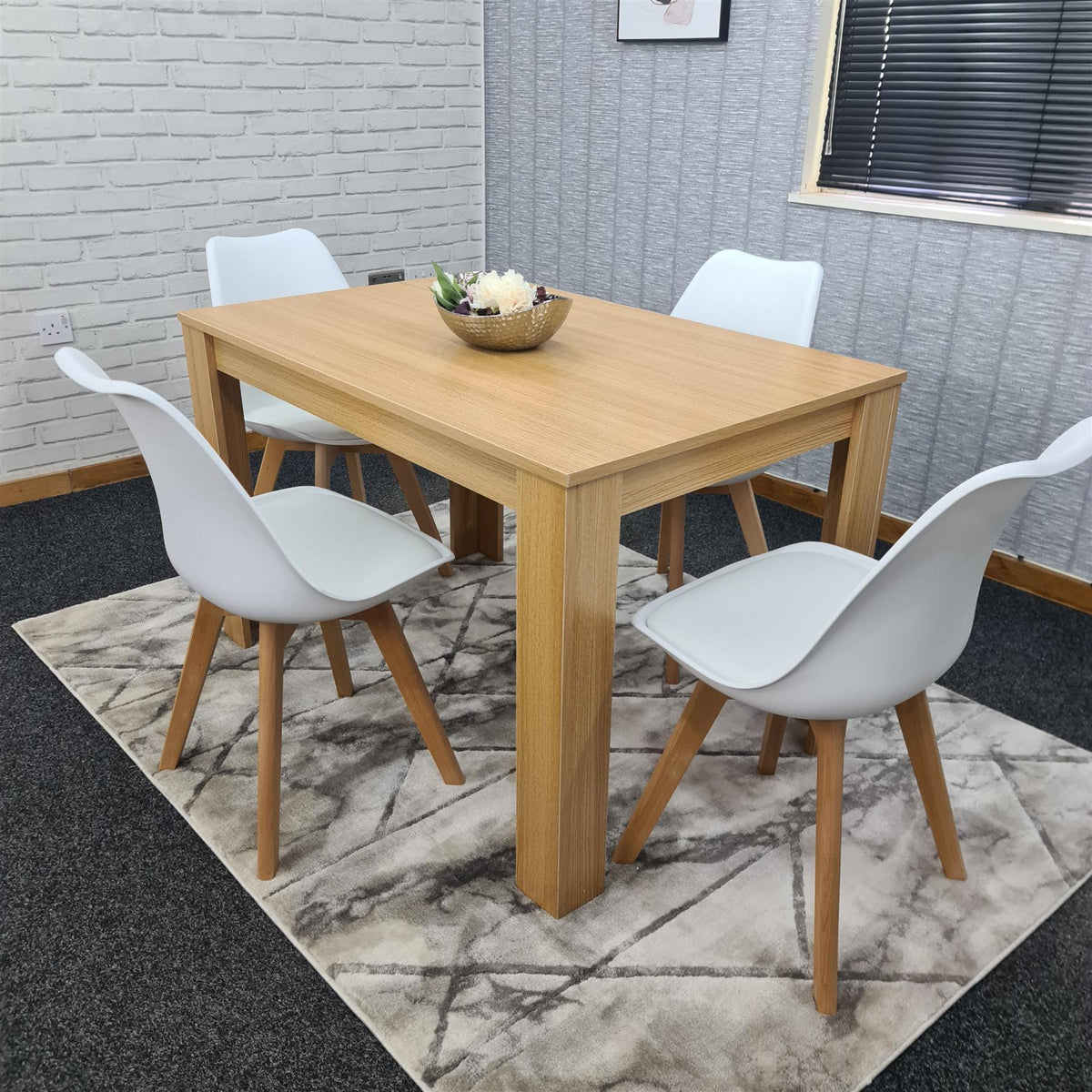 Dining Table Set with 4 Chairs Dining Room and Kitchen table set of 4