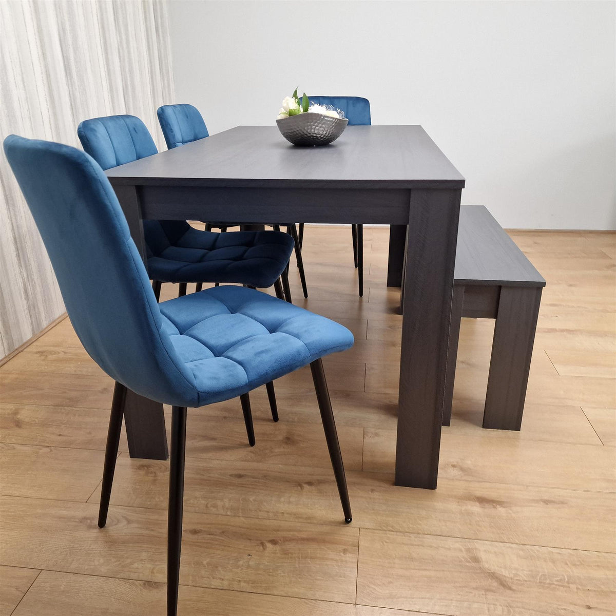 Dining Table Set with 4 Chairs and a Bench Dining Room and Kitchen table set of 4