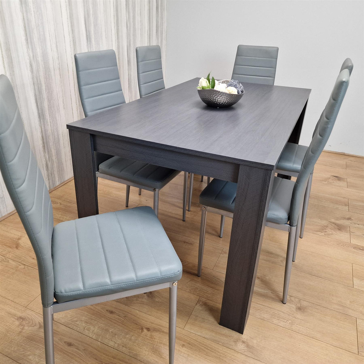 Dining Table Set with 6 Chairs Dining Room and Kitchen table set of 6